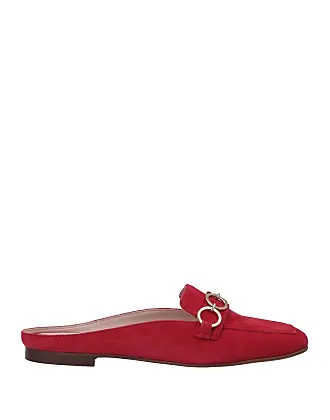 Red sale mule loafers