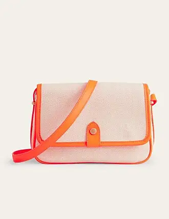 Tangerine Orange Faux Leather Quilted Shoulder Bag purse New
