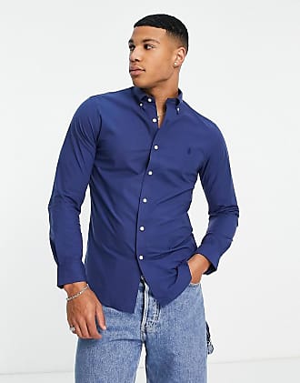 Uomo Abbigliamento da Camicie da Camicie eleganti Camicia gessata da Uomo di Polo Ralph Lauren in Blu 