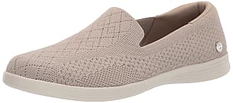 Skechers Womens Loafer Flat, Taupe, 8.5