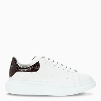 white and black alexander mcqueen trainers