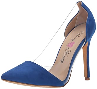 Penny Loves Kenny Womens Opie Pump, Blue Micro/Lucite, 9.5 Medium US