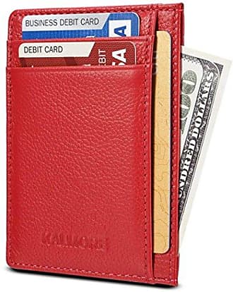 KALMORE Women's RFID Secure Genuine Leather Credit Card Holder