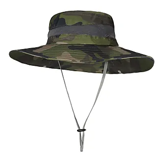 Mens Waterproof Camo Sun Hat Wide Brim Packable Outdoor Mesh Fishing Bucket  Hats