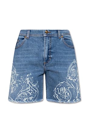 Versace Jeans Couture Denim Shorts Womens Blue