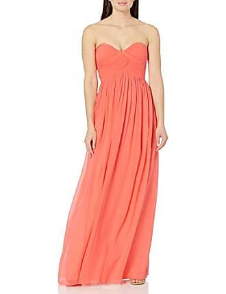 Donna Morgan Womens Lauren Dress, Coral, 2