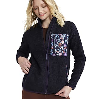 Vera Bradley Women's Snap Collar Fleece Pullover Sweatshirt with Pockets  (Extended Size Range), Perennials Misty Surf, X-Small : :  Clothing, Shoes & Accessories