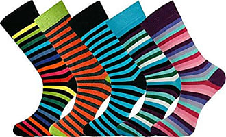Mysocks 5 paires de chaussettes pour homme Noir uni coton peigné extra fin 