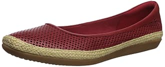 clarks red shoes womens