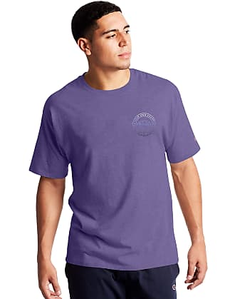 purple champion t shirt mens