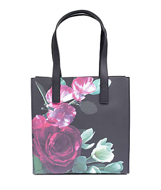 NWT Ted Baker Women Ivory Tyahla Bovine Leather Floral Laser Cut Bucket Bag  $295