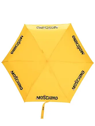 Moschino graphic-print compact umbrella - Neutrals
