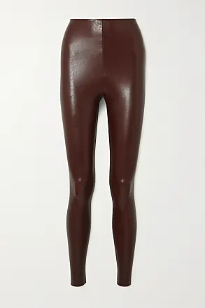 Sakkas 1436 Matte Liquid High Waist Stretch Leggings - Made in USA - Brown  - S at  Women's Clothing store: Leggings Pants