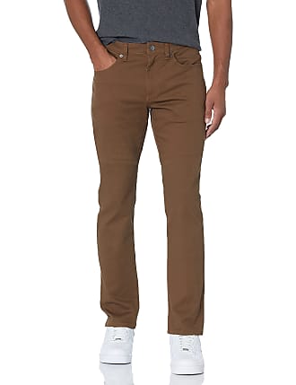 Essentials Men's Slim-Fit Casual Stretch Khaki, Navy Size 40W x 32L