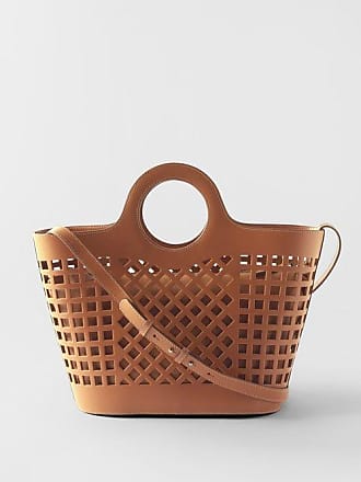 Tan Calella leather tote bag, Hereu