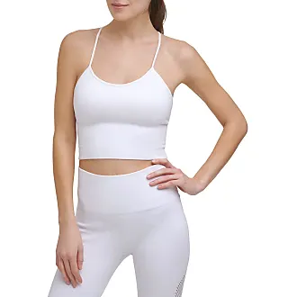 DKNY Sport Women’s Basketball Mesh Cropped Muscle Jersey White Color Size  3X NWT 