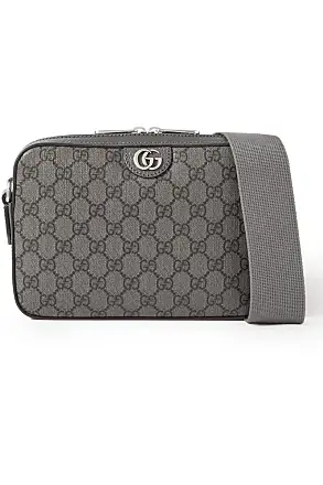 Gucci Black GG Supreme Canvas Pocket Flat Messenger Large QFB1DZ7705000