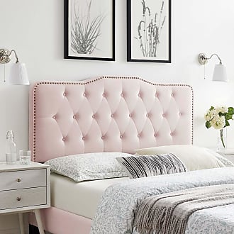 Modway Bed Accessories Browse 21, Modway Annabel Full Fabric Headboard Pink