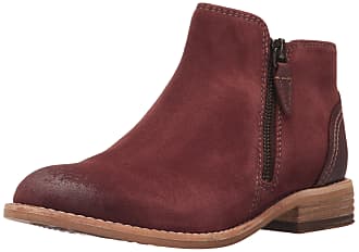 clarks womens tan ankle boots