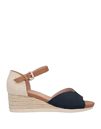 Navy blue clearance wedge sandals