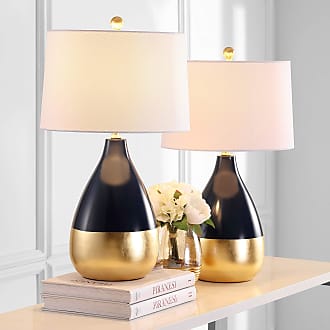 Details about   Safavieh Lighting Collection Alexis Gold Bead 19-Inch Table Lamp 