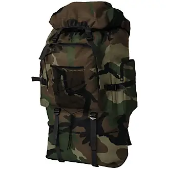 vidaXL Borsone da Viaggio Stile Militare 3 in 1 90 L Mimetico