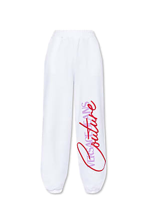 Versace Jeans Couture Sweatpants With Logo Womens White