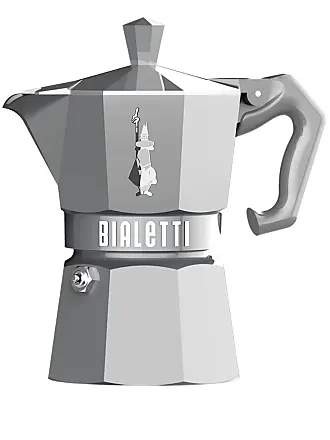 Bialetti, Moka Café, 3 Cup Stove Top Espresso Coffee Maker, Silver