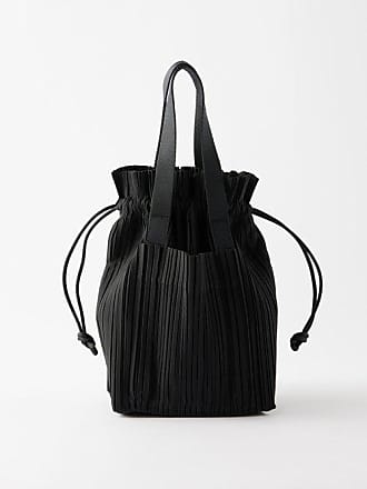 Pleats Please Issey Miyake Bias Pleated Waist Bag - Black for Women