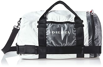 Diesel Mens CAGE Duffle M-Travel Bag, White/Black, UNI
