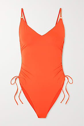 Bodrum one-shoulder tie-detailed swimsuit