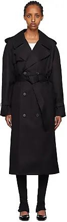 WARDROBE.NYC drawstring-waist parka coat - Black