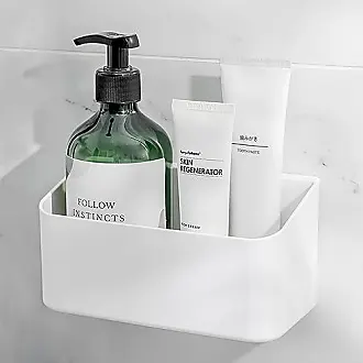 Splash Home Shower Caddy Bathroom Hanging Head Two Basket Organizers Plus  Dish for Storage Shelves for Shampoo, Conditioner and Soap - OIL RUBBED  BRONZE 