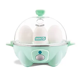 DASH Deluxe Sous Vide Style Egg Bite Maker, Keto & Paleo Friendly, Black &  Rapid Egg Cooker: 6 Egg Capacity Electric Egg Cooker, White