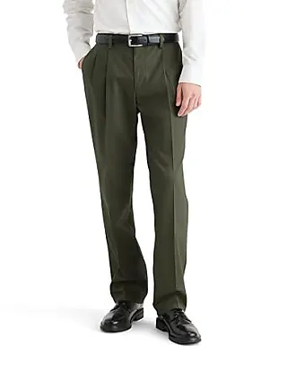 Dockers Men's Classic Fit Signature Lux Cotton Stretch Pants-Pleated  (Regular and Big & Tall), Timberwolf, 36W x 36L : : Clothing,  Shoes & Accessories