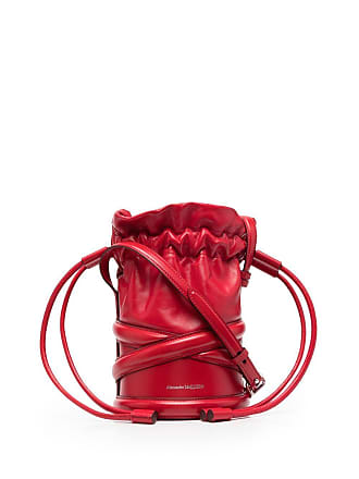 Alexander McQueen Women's Red The Seal Bag (Lambskin)