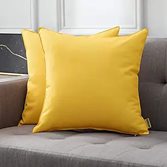 Set of 2 Outdoor Waterproof Throw Pillow Covers 18x18 Inch for