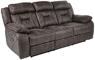 Ebony Domus 71 Leather Armless Sofa