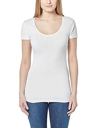Berydale Damen T-Shirt mit V-Ausschnitt Auswählen, Weiß Weiß - 3er Pack 