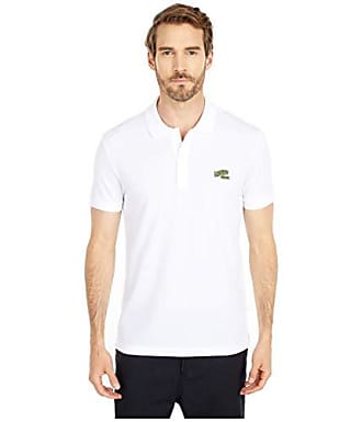 lacoste oversized croc polo