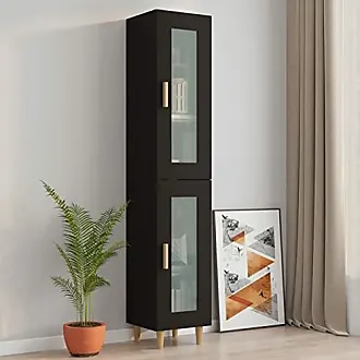 Armoire Meuble de Rangement - - Noir - 1 Tige Suspendue - 6 étagères -  Cdiscount Maison