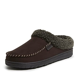 men's brendan microfiber suede clog with whipstitch