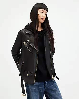 Faux Leather Jacket for Women Cropped Coat Ladies Lapel Zip Up Outwear with  Pockets Motorcycle Jackets Fleece Winter Warm Pleated Overcoat Casual Moto  Biker Classic Cardigan at  Women's Coats Shop