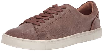 Frye Womens Ivy Low Lace Sneaker, Chocolate, 5.5