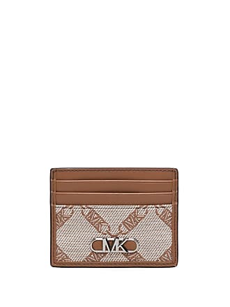Michael Kors Logo Plaque Bifold Wallet in Brown for Men
