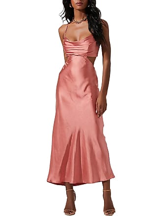 ASTR the label Women's NOYA Dress, Aqua Pink Floral, Medium at
