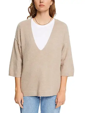 V- Pullover aus Jersey in Grau: Shoppe ab 22,99 € | Stylight