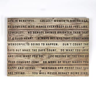 Graham & Brown Life is Beautiful Print on Wood