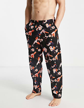 JTPW Pantalon de pyjama confortable pour homme 100 % flanelle de coton avec poches
