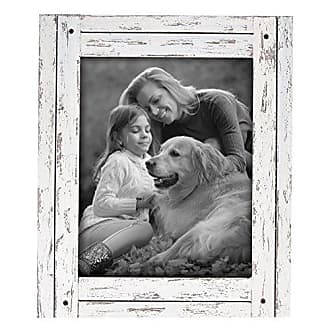 Foreside Home & Garden FFRD06190 4x6 Heartland Photo Frame White